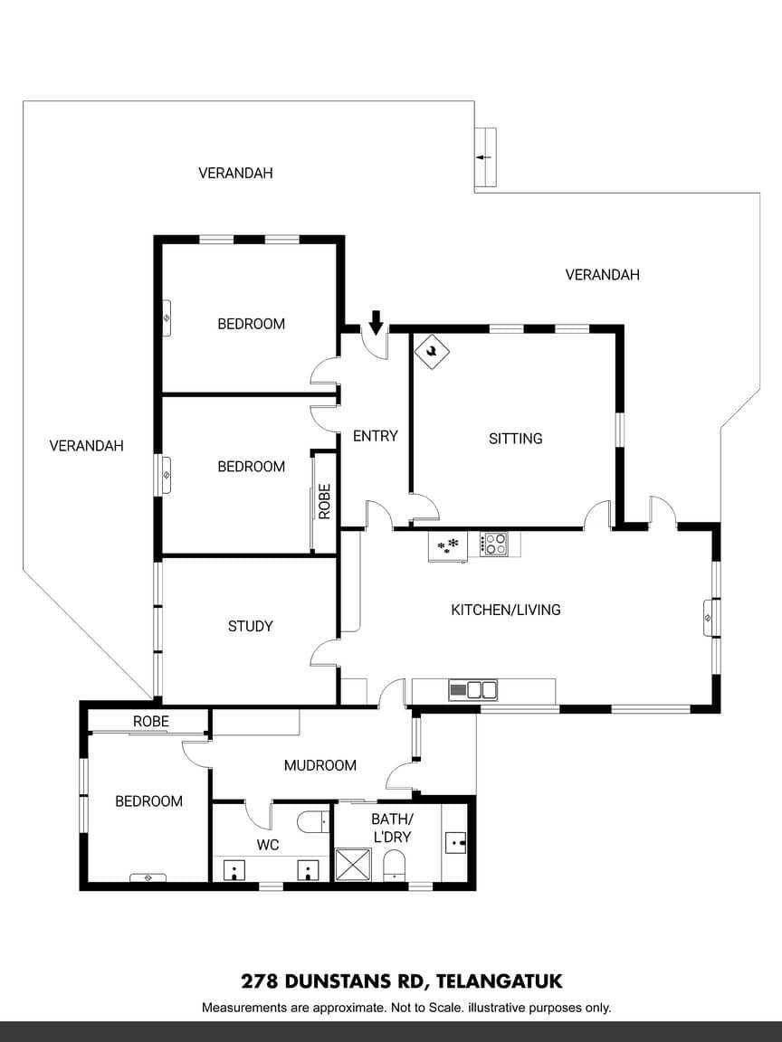 276 Dunstans Road, Telangatuk East For Sale by Farmbuy.com - floorplan 1