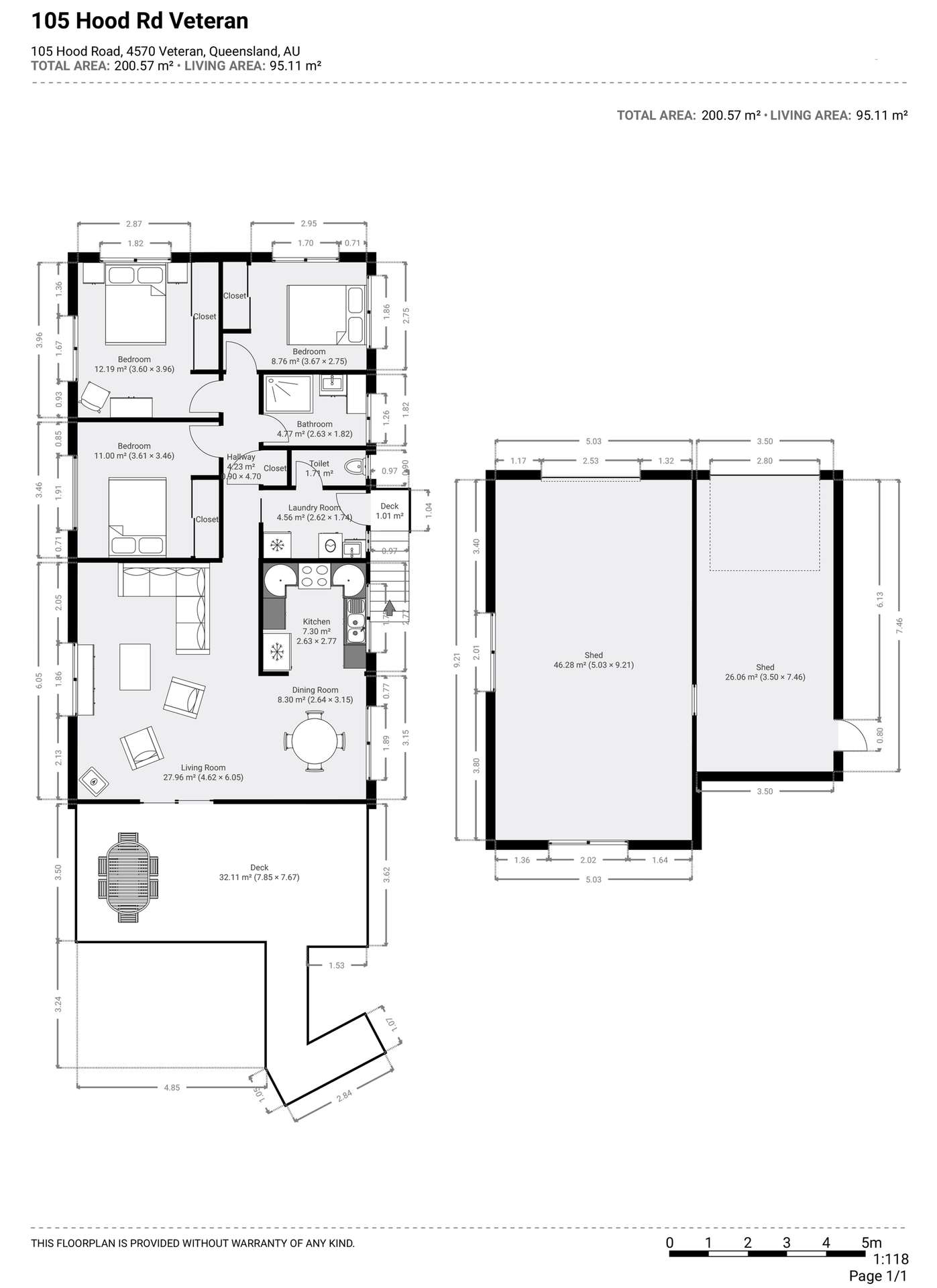 105 Hood Road, Veteran For Sale by Farmbuy.com - floorplan 1